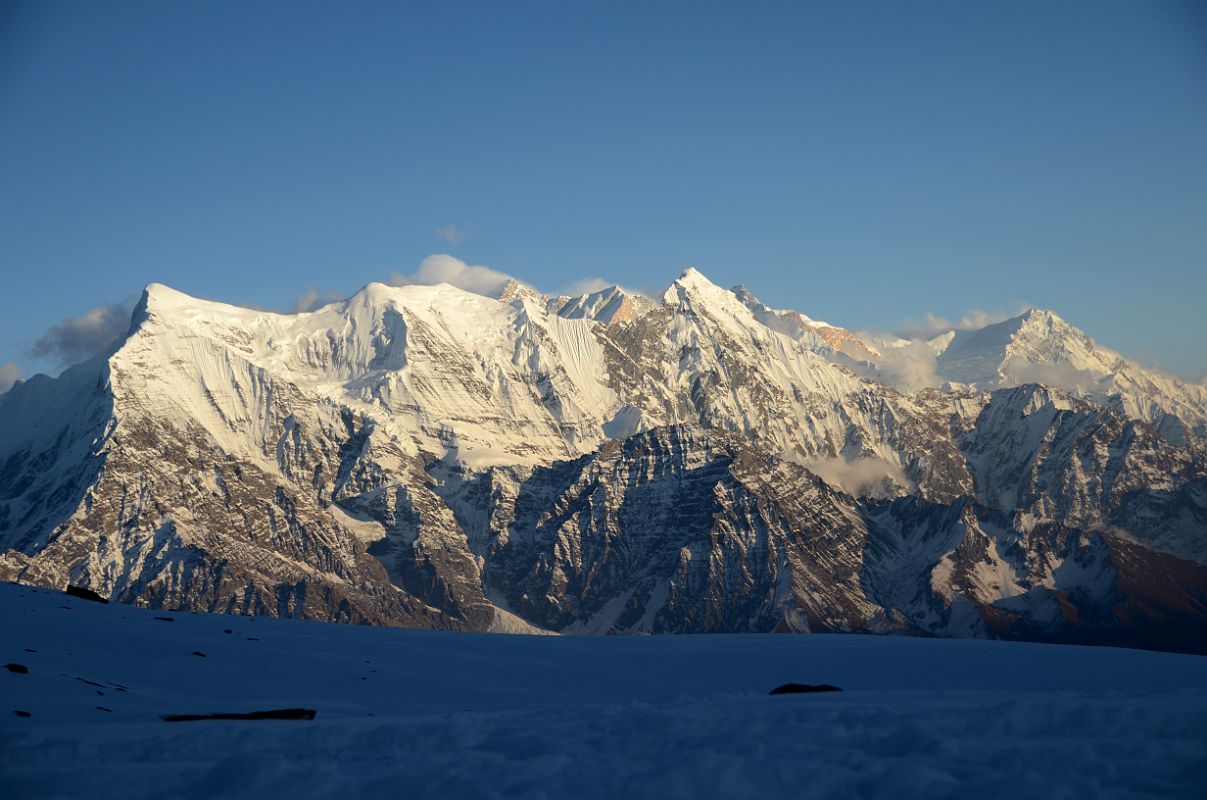 15 Nilgiri North, Nilgiri Central and Nilgiri South With Annapurna Northwest Face, Annapurna Fang and Annapurna South From Kalopani Late Afternoon Around Dhaulagiri 